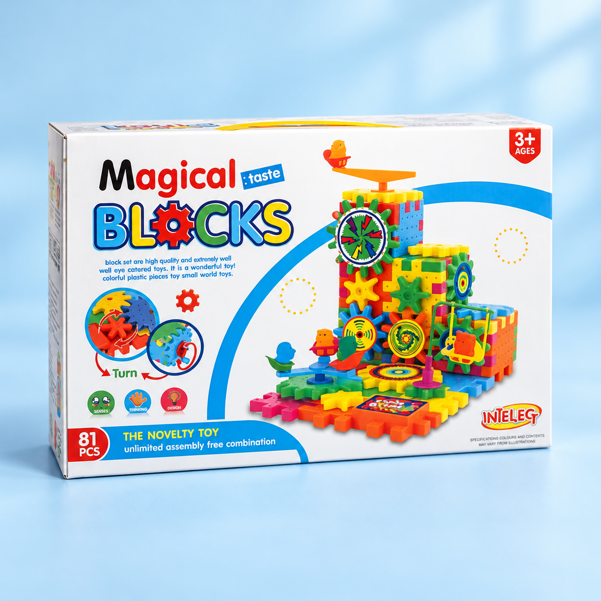 Magical Gear Blocks Construction Set – 81 Pcs