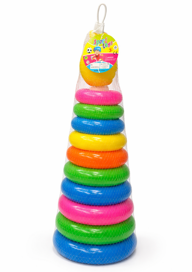 Colorful Ring Toss Stacking Game – Kids Coordination & Skill Toy