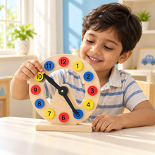 Wooden Teaching Clock – Learn & Play