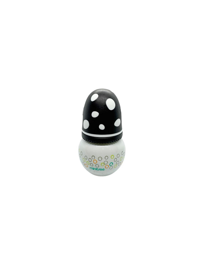 Minitree PP Regular Neck Feeding Plastic Bottle (Black Cover) 2oz/60ml