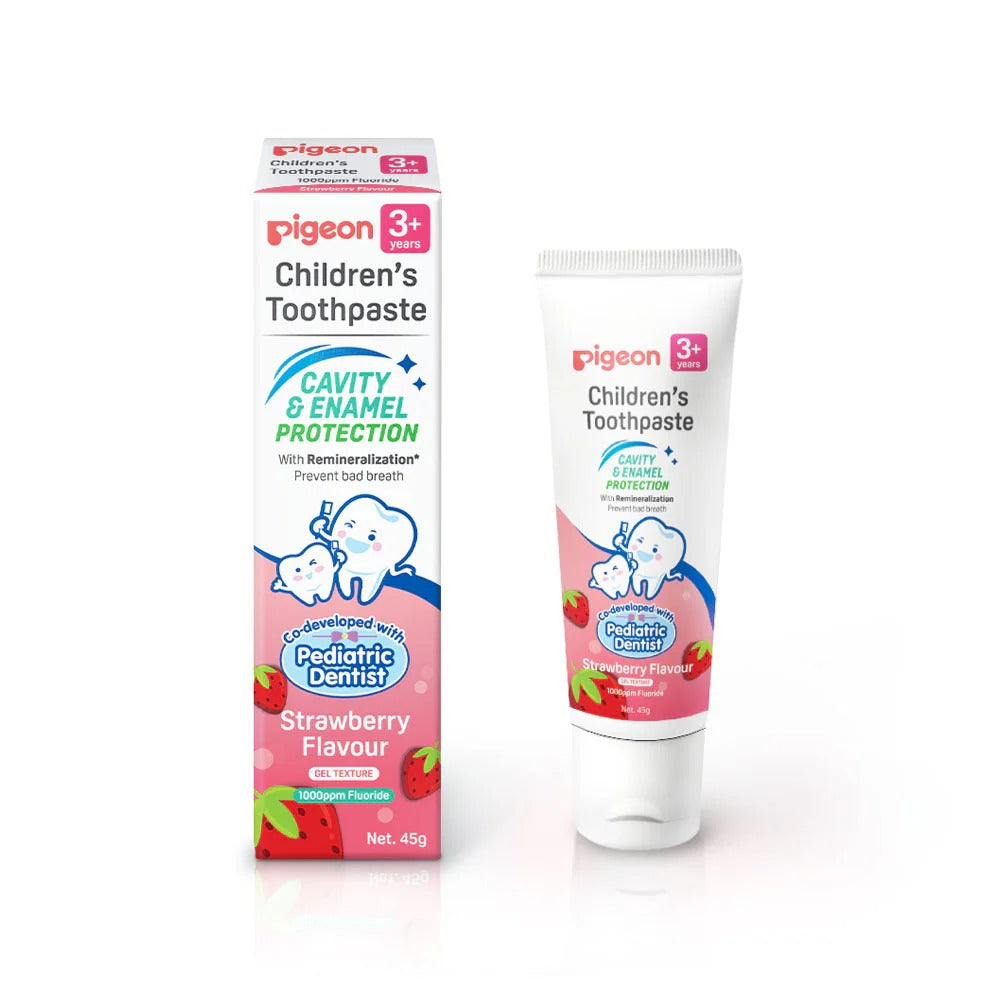 Pigeon Children's Toothpaste Strawberry 3+ 45Gm