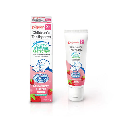 Pigeon Children's Toothpaste Strawberry 3+ 45Gm
