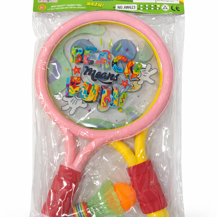 Kids Badminton Racket Set with Shuttlecock – Children’s Play Racket Toy