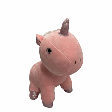 Pink Unicorn Plush – Soft &amp; Glittery Stuffed Toy for Kids