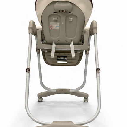 Premium Adjustable Baby High Chair with Tray & Wheels – Multi-Position Feeding Chair