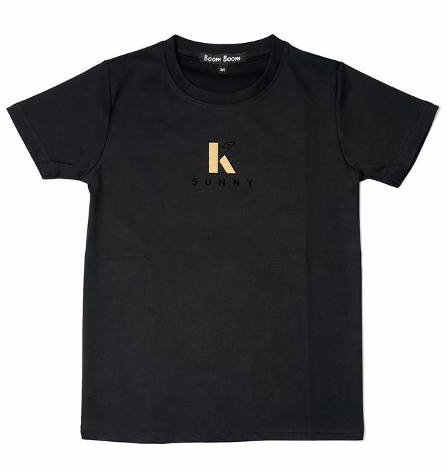 Boys “K SUNNY” Printed T-Shirt – Soft Round Neck Casual Tee