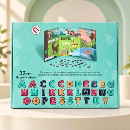 My First Animal Spelling Book with Magnetic Letters