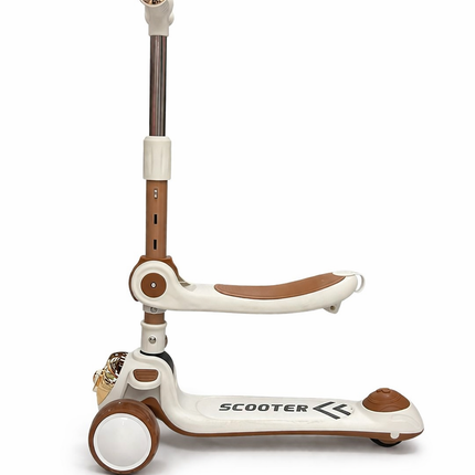 Kids 3-Wheel Scooter with Adjustable Handle & LED Wheel – Stable Ride-On Scooter for Toddlers