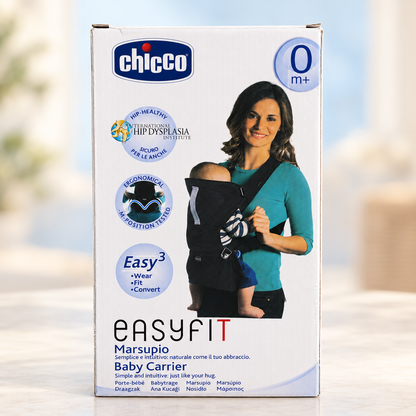 Chicco EasyFit Ergonomic Baby Carrier – Sleek Black Edition