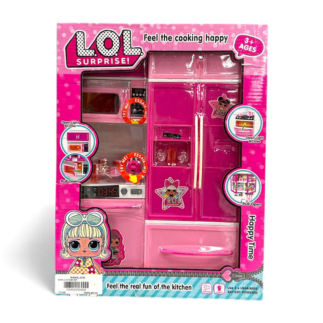 LOL Surprise Kitchen Playset – Light & Sound Cooking Set for Kids 🍳💖