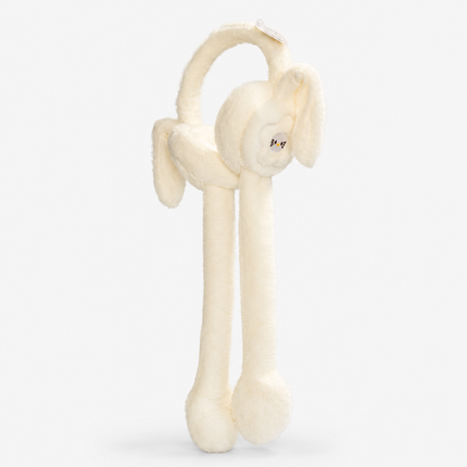 Cute Plush Bunny Earmuffs with Long Hanging Paws