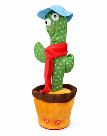 Dancing Cactus Musical Toy with Lights & Sound – Interactive Plush Toy for Kids