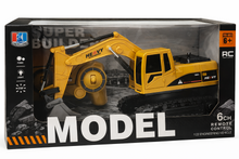 RC Excavator Construction Truck 6CH - Remote Control With Lights