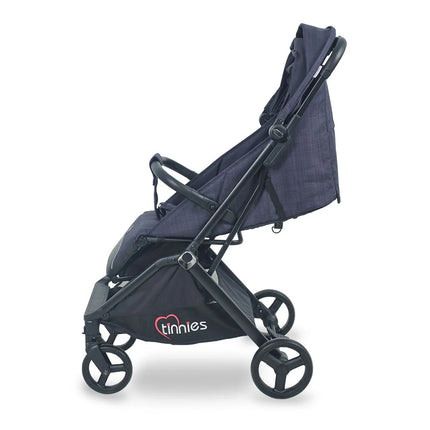 Tinnies Stroller Auto Folding T105 Navy Blue