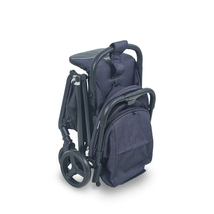 Tinnies Stroller Auto Folding T105 Navy Blue