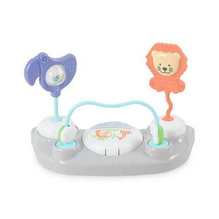Blue Baby Walker – Soft Padded Seat, Multi-Directional Wheels & Entertaining Tray