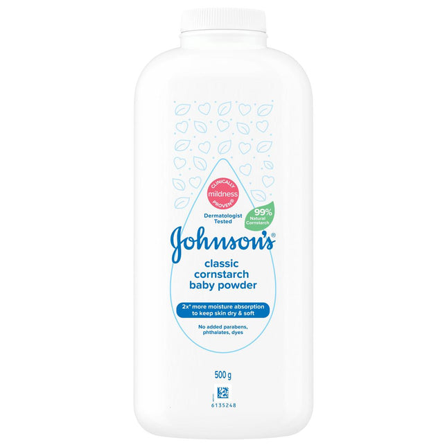 Johnson's Classic Cornstarch Baby Powder 200g