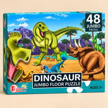 Dinosaur Jumbo Floor Puzzle – 48 Pieces Educational Jigsaw Puzzle