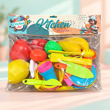 Kitchen Playset Toy Set – Colorful Cooking Kit for Kids by Toy Magic