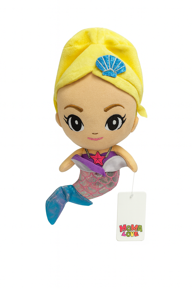 Mermaid Princess Plush – Soft & Colorful Stuffed Doll for Kids