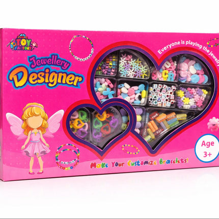 Jewellery Designer Bracelet Making Kit – Creative DIY Beads Set for Kids