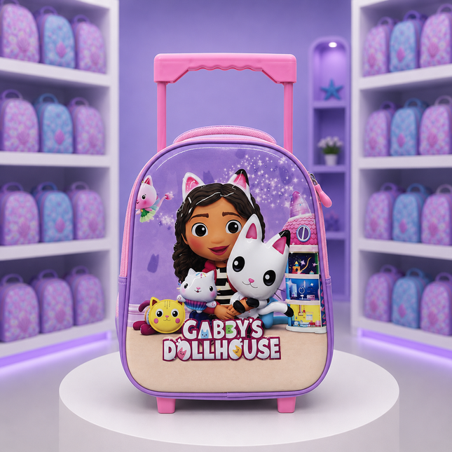 Gabby’s Dollhouse Girls Trolley School Backpack [12 inches ]