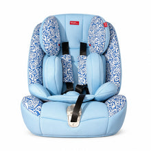 B&B Padded Baby Car Seat – Light Blue & White Printed Design