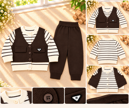 Little Gentleman Premium Knitted 2-Piece Outfit Set  G07305