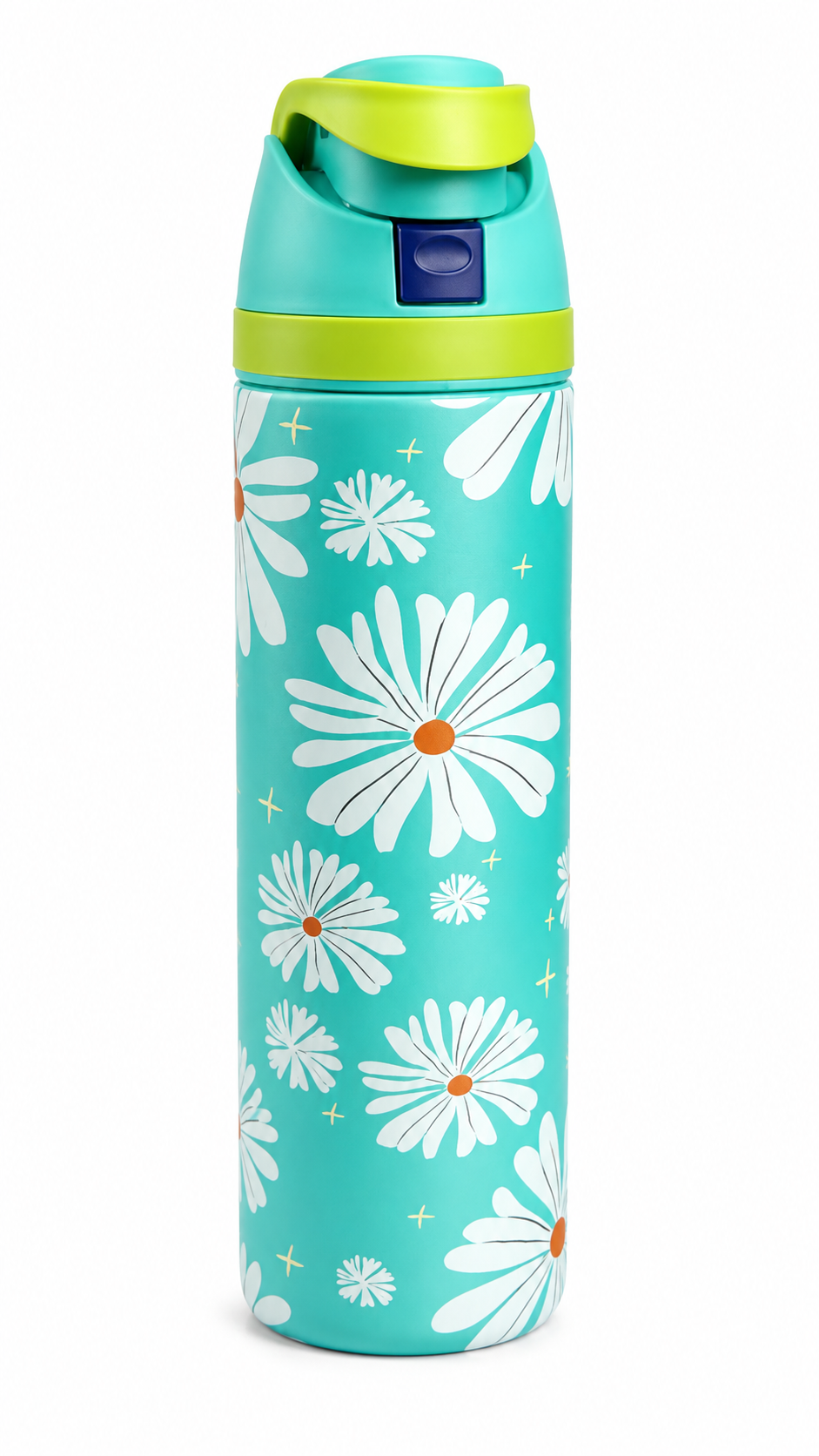 Floral Sports Water Bottle