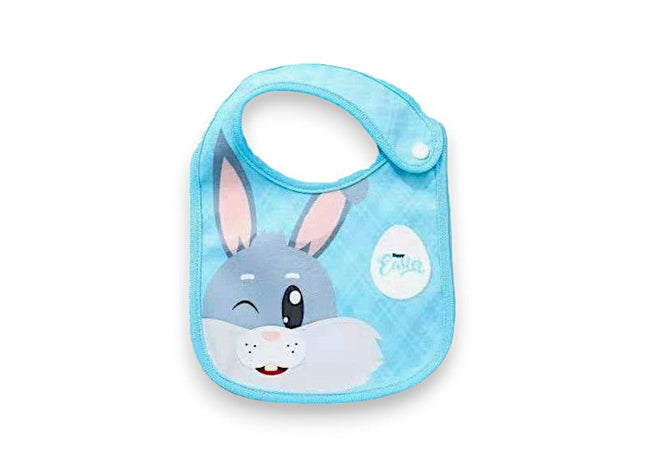 BABY SOFT CLOTH CHARACTER BIB HAPPY EASTER