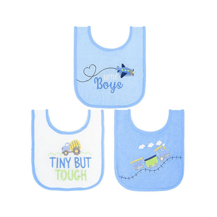 Infant Baby Bib Pack Of 3 Be Little Boys