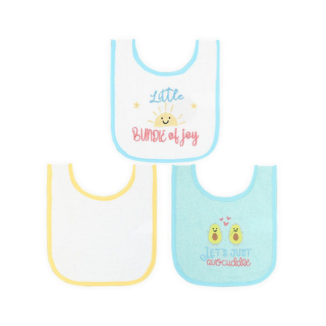 Infant Baby Bib Pack Of 3 Little Bundle Of Joy