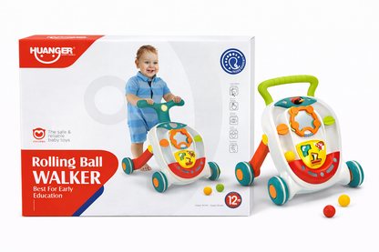 Huanger Rolling Ball Baby Walker – Interactive Learning Walker (Model HE0820)