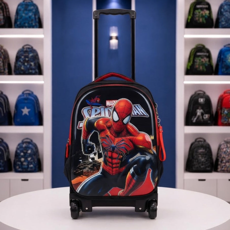 Marvel Spider-Man Kids Trolley School Backpack