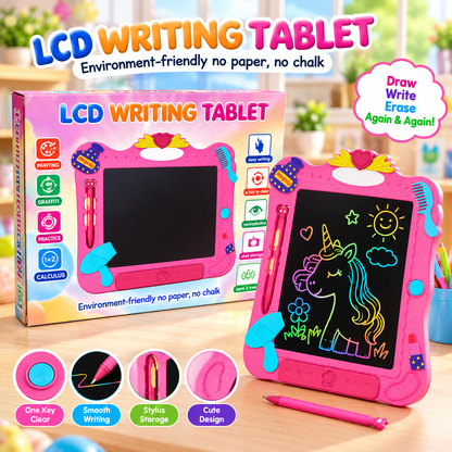 Magical LCD Writing Tablet – Reusable Drawing & Learning Pad