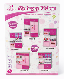 My Happy Kitchen – My Modern Kitchen Playset (Light & Sound) – Pink