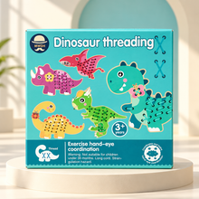 Little Dino Lacing Adventure – Dinosaur Threading Set