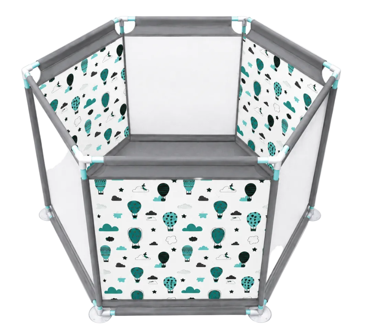 Baby Play Fence Hexagonal Safety Playpen – 112CM Multi-Function Indoor - T12892