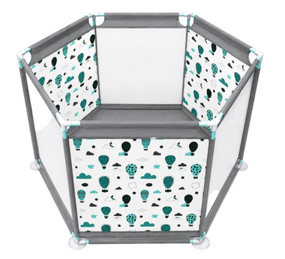 Baby Play Fence Hexagonal Safety Playpen – 112CM Multi-Function Indoor - T12892