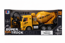 RC Cement Mixer Truck 6CH – Super Truck Model Remote Control Construction Vehicle (Ages 6+)