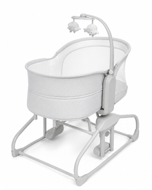 Mastela 4-in-1 Deluxe Multi-Functional Baby Bassinet & Bedside Cradle (Grey Edition)