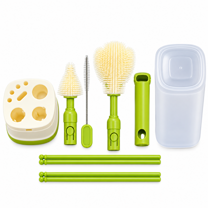 All-in-One Portable Bottle & Nipple Cleaning Set