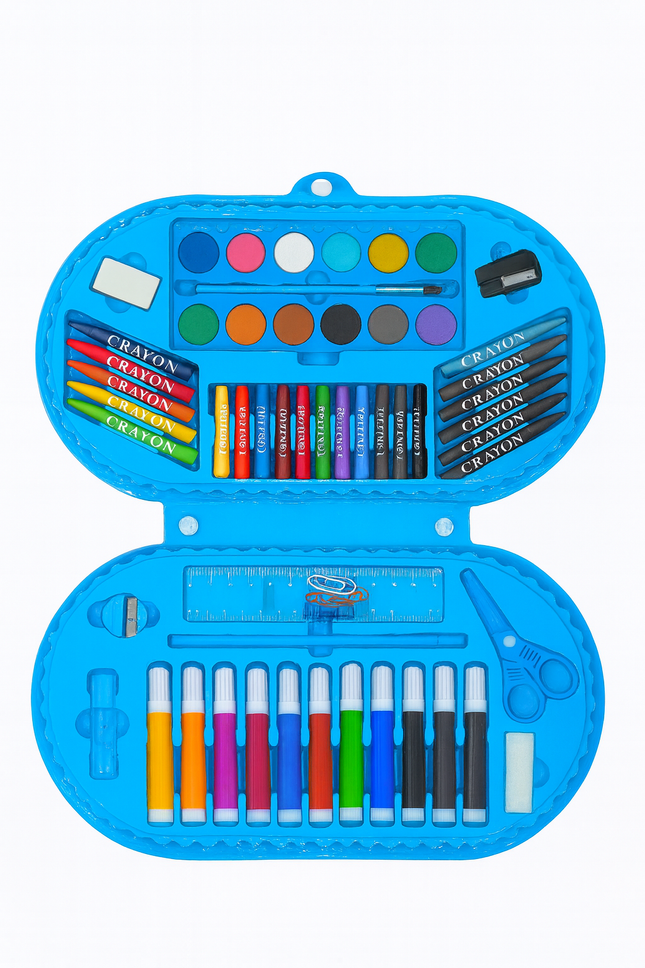 Super Mega Art Set – 75 Pieces | Kids Creative Drawing & Coloring Kit