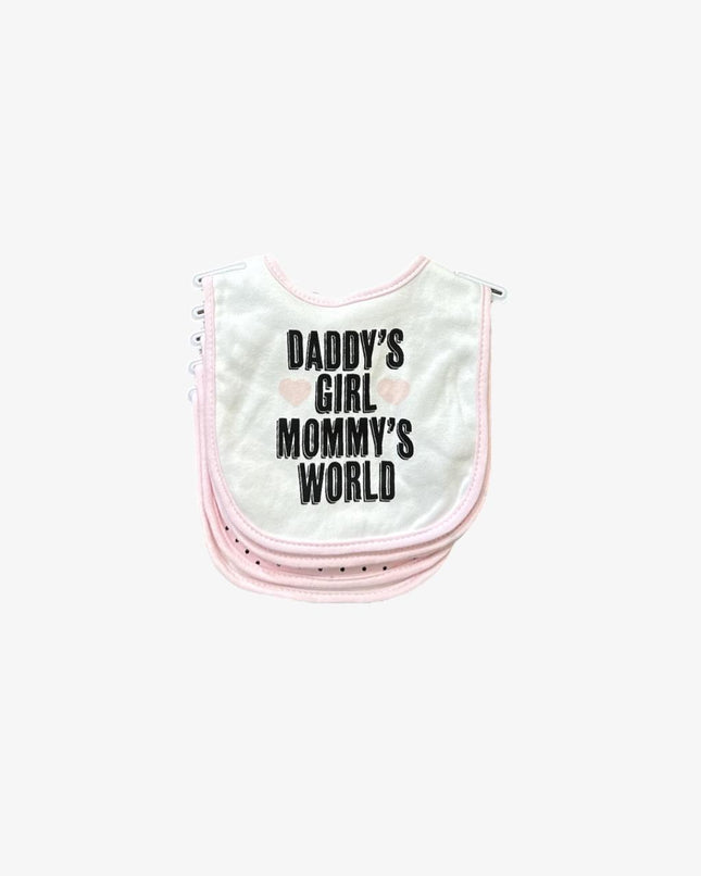 Baby Bib Gift Set Of 5 (Pink)