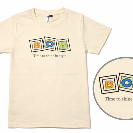 Cotton T-Shirt – Soft & Comfortable for kids \ boys  (Time to Shine in Style)