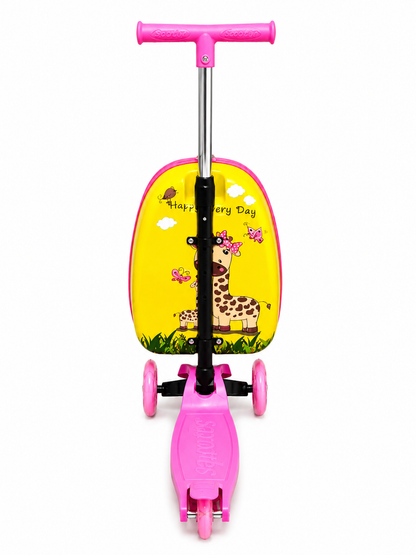 3-Wheel Scooter with Storage Backpack – Adjustable Kids Ride-On Scooter - 601
