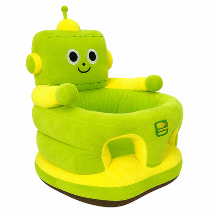 Cute Robot Plush Baby Support Seat | Soft Sitting Chair for Infants & Toddlers