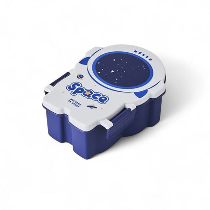 Space Theme Lunch Box With Spoon And Fork