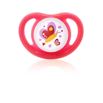 PIGEON MINILIGHT SOFTEST SILICONE GIRL PACIFIER 2PCS - l
