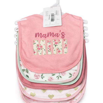 4-Piece Premium Baby Bib Set – Soft Cotton Feeding Bibs for Newborn & Toddlers